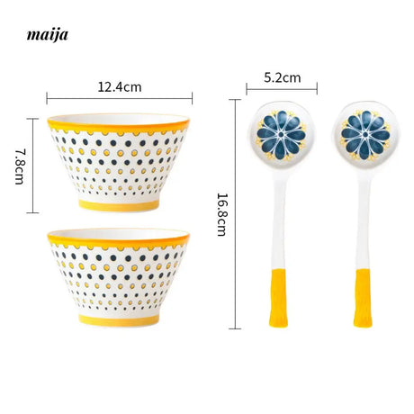 Haruto Ceramic Rice Bowls from maija