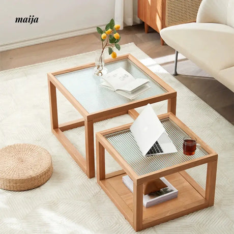 XIXI Wiley Solid Wood Nested Coffee Tables from maija