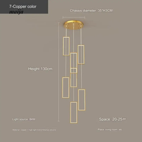 Cannes Staircase Chandelier from maija