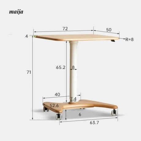 GENJI Lucian Solid Wood Lifting Work Desk from GENJI