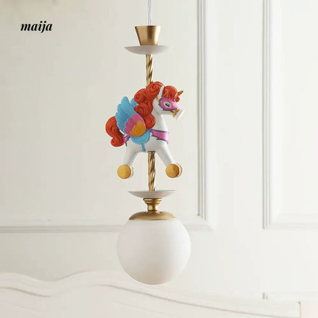 QXWD Circus Cartoon Ceiling Lamp Children's Room from QXWD