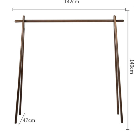 Jessie Solid Wood Clothing Rack from maija