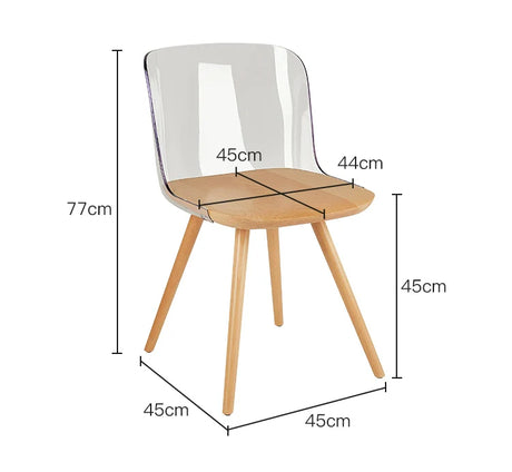 LAZYSPACE Evelyn Acrylic Highchair from LAZYSPACE