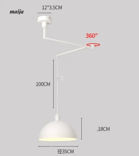 GVG Half Moon Minimalistic Ceiling Lamp from GVG