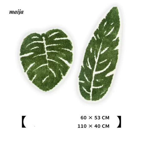KENZAKI Leafy Washable Floor Mat from KENZAKI