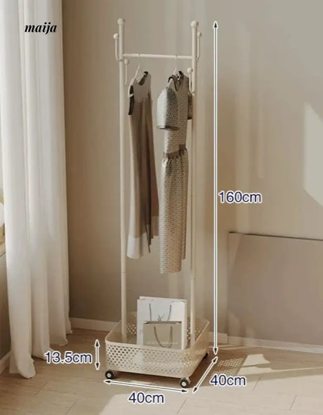 Herman Cream Laundry Basket Coat Hanger from Yate