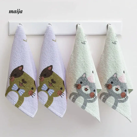 NUANYOU Children's Cartoon Soft Cotton Face Towel from maija