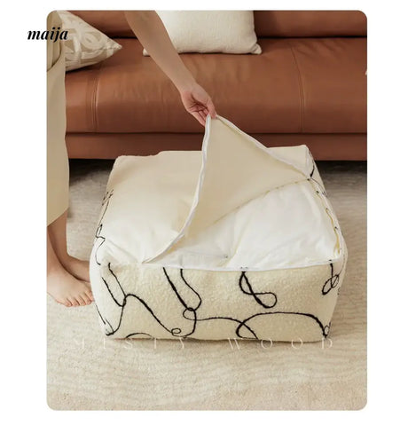 MISTYWOOD Circular Knitted Living Room Cushion from MISTYWOOD