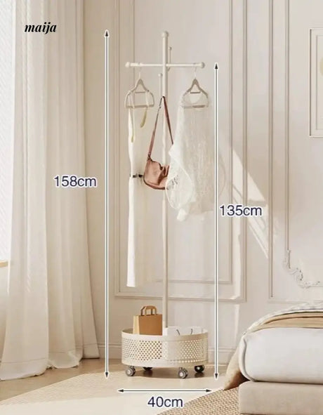 Marshall Load-Bearing Coat Hanger with Basket from AI