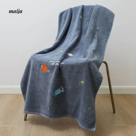 NUANYOU Cute Embroidered Cotton Bath Towel from maija