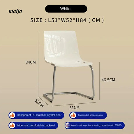 Toas Transparent Acrylic Dining Chair from BENCHAO