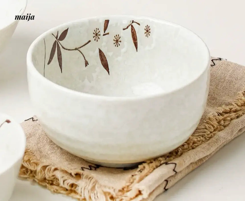 OKADA YAKI Japanese Ceramic Soup Bowl from OKADA YAKI