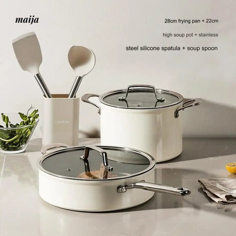 CAROTE Full Set of Non-Stick Soup and Frying Pots from CAROTE