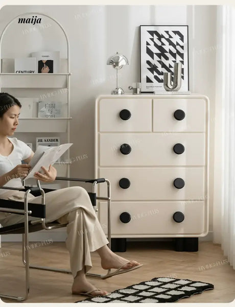 LIVINGPLUS Light Luxury Drawer Side Cabinet from LIVINGPLUS