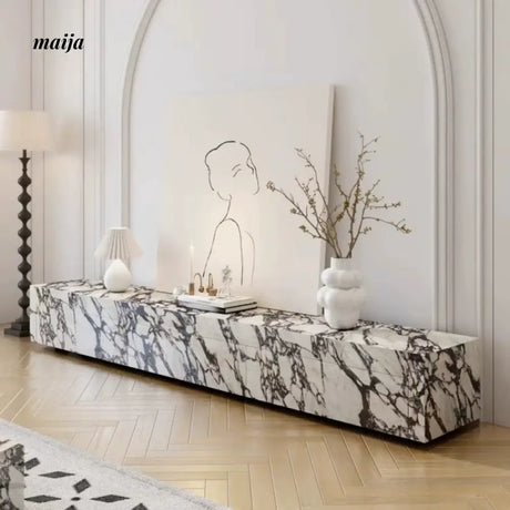 Bulgari Marble Stone Hanging TV Cabinet from maija