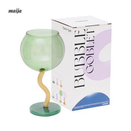 SOREMO Colourful Bubble Wine Glass from maija