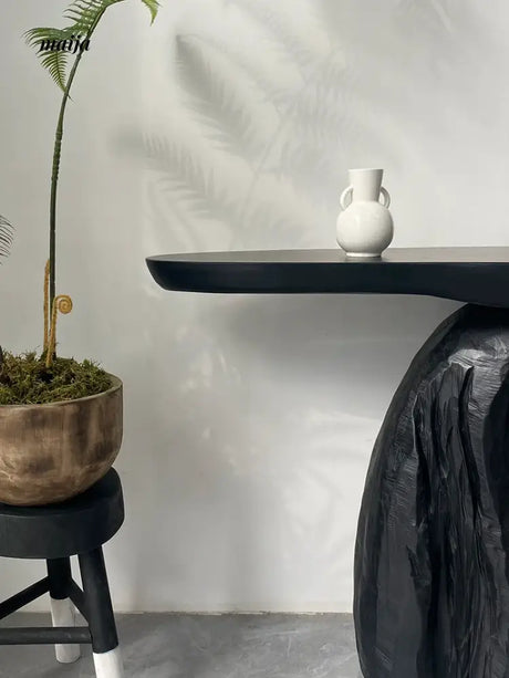 LILY WHITE Scandinavian Retro Console Table from LILY WHITE