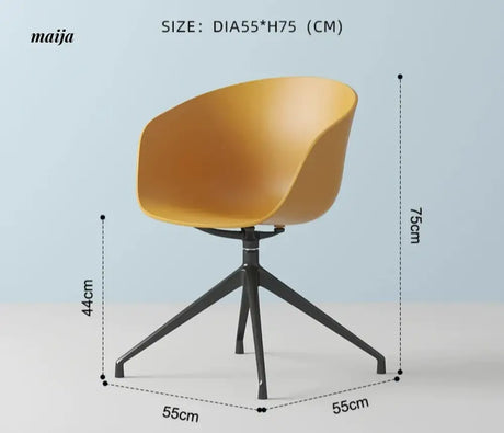 LOWERLEFT Rotating Computer Chair from Lower Left