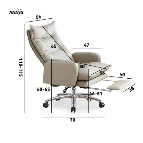 PINYI Howard High Back Office Chair with Legrest from KENZAKI