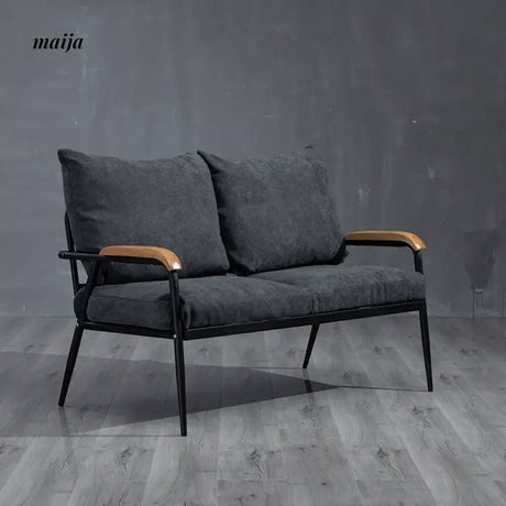 ANJI CHENJI Scandinavian Natural Wood Double Sofa from ANJI CHENJI