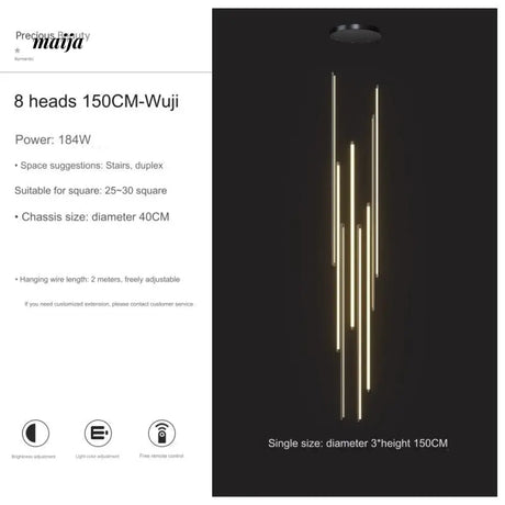 Dijon Staircase Chandelier from maija