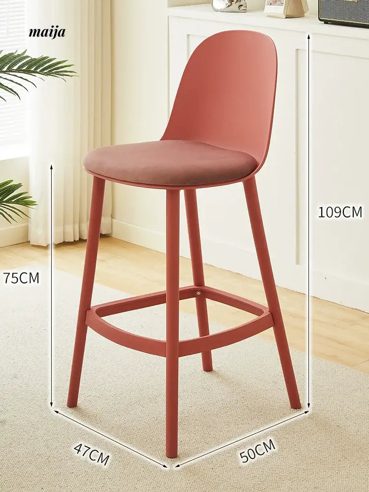 Colourful Plastic Bar Stool from BENCHAO