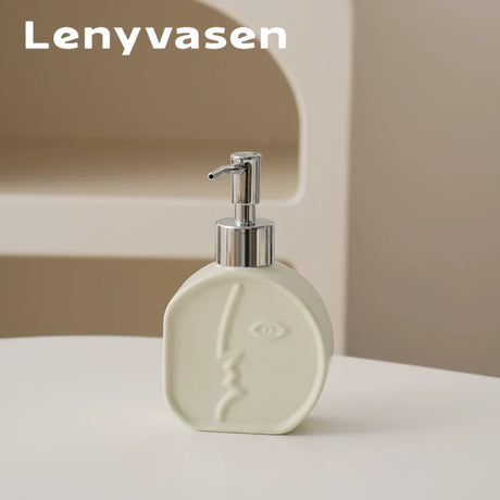 LENYVASEN Iris Ceramic Shower Gel Bottle from LENYVASEN