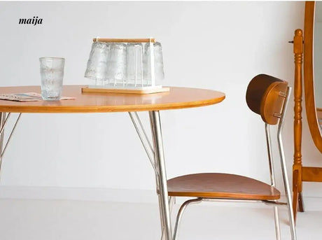 MOODSTORM Lilli Simple Iron Dining Table and Chair Set from MOODSTORM