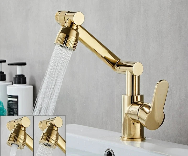 Universal Rotating Copper Washbasin Faucet from Kaiyashi