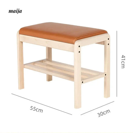 Eliot Solid Wood Shoe Changing Bench from maija