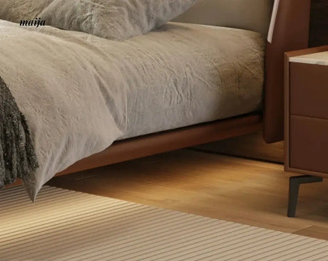 Conway Suspended Leather Bed from Kaiyashi