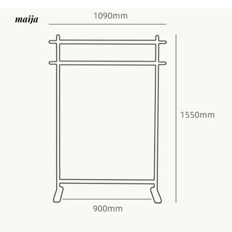 Esme Solid Wood Clothing Rack from maija