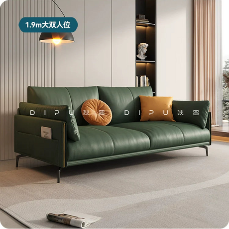 DIPU Stella Italian Pinewood Cowhide Sofa from DIPU