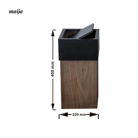 MUSN Cream Wind Trash Bin from MUSN