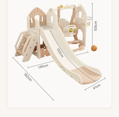 MIGOBEAR Three-in-One Slide Swings Toy Indoor from KAWADENO
