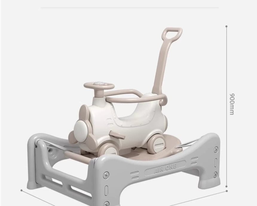 MIGOBEAR Two-in-One Airplane Rocker Children's Swings from KAWADENO