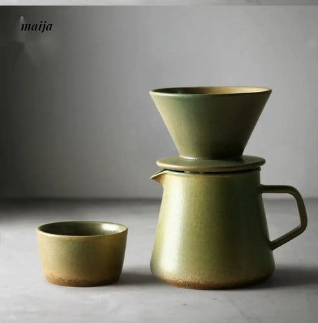 JOTO Ceramic Filter Pot V60 Coffee Hand Set from JOTO