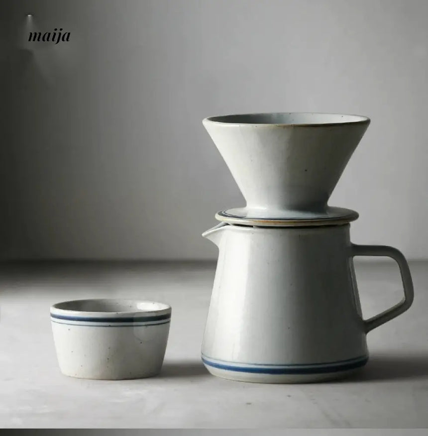 JOTO Ceramic Filter Pot V60 Coffee Hand Set from JOTO