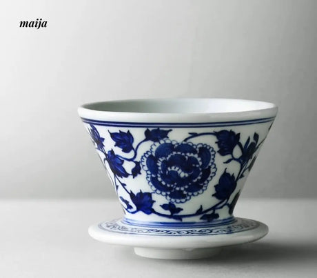 JOTO Rhine Blue Handcrafted Coffee Filter V60 Set from JOTO