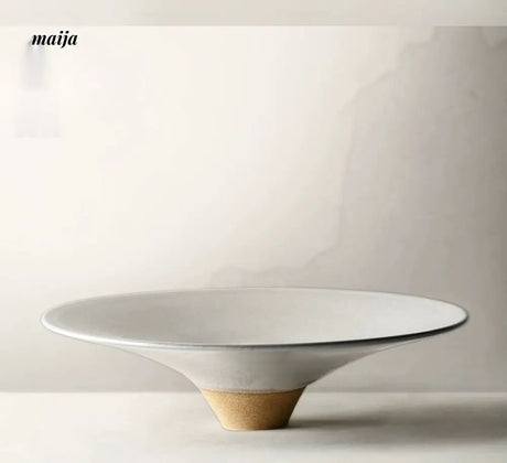 JOTO High Footed Ceramic Plate Italian Pasta Plate from JOTO