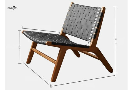19 DREAM SPACE Saddle Leather Lounge Chair from 19 DREAM SPACE