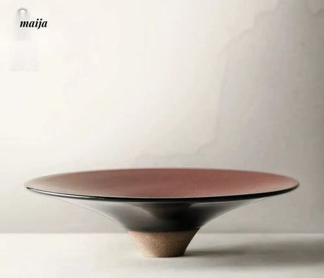 JOTO High Footed Ceramic Plate Italian Pasta Plate from JOTO