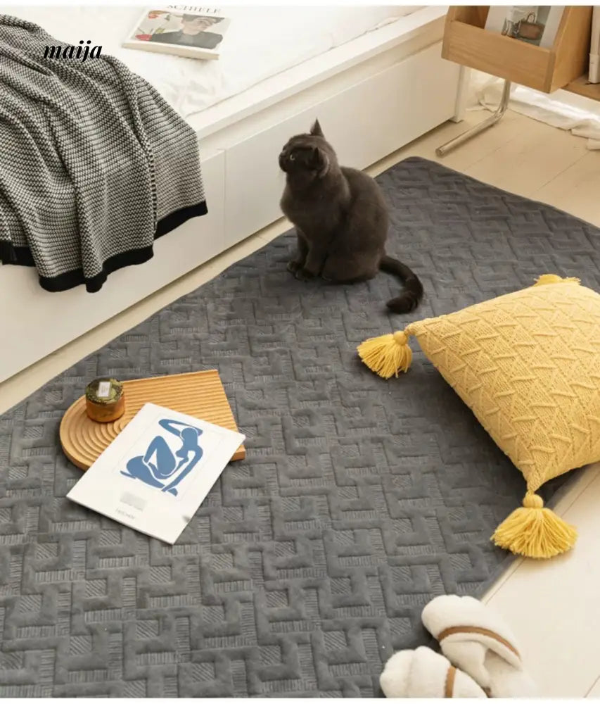 MAN YUE HOME Retro Plush Non-Slip Carpet for Tatami Four Seasons from MAN YUE HOME