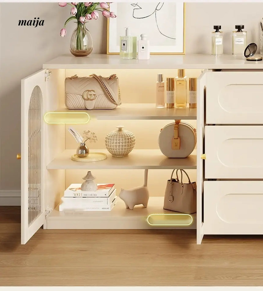 MEIHOUSE French Cream Dressing Table Modern Desk Chest Bedroom from MEIHOUSE