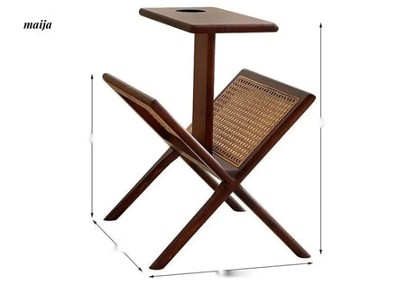 19 DREAM SPACE Retro Rattan Side Table from 19 DREAM SPACE