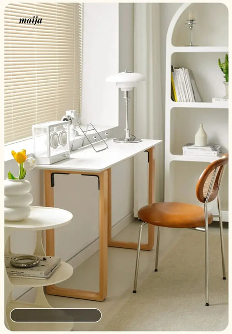 PUMPKIN BOX Nordic Solid Wood Double Desk from PUMPKIN BOX