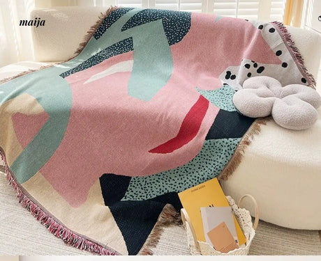 MAN YUE HOME INS Art Blanket for Sofa or Living Room Use from MAN YUE HOME