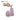 COLOURHUNTER Pink Treasure Glass Flower Vase from maija