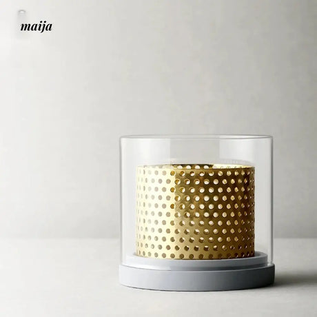 JOTO Eight Year Candle Cup Cement Glass Windproof Candle Holder from JOTO