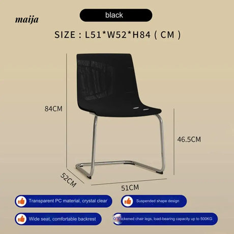 Toas Transparent Acrylic Dining Chair from BENCHAO